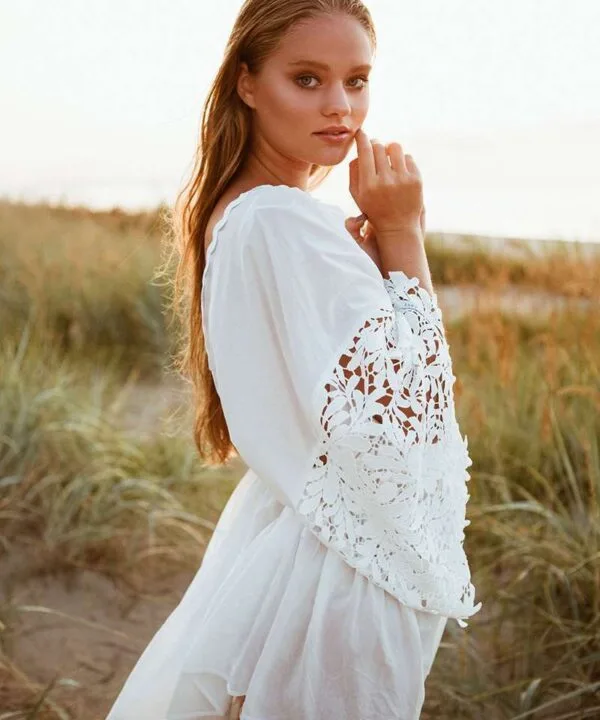 White beach dress - Lace To Love White beach dress - Lace To Love