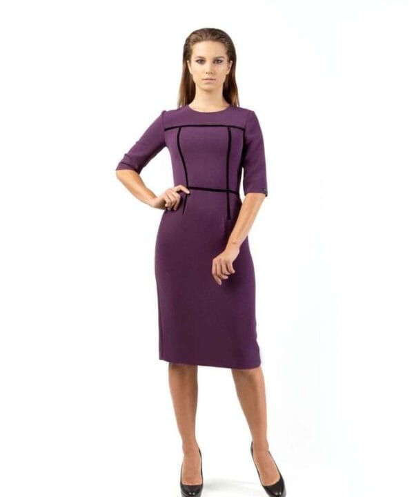 Dark lilac dress