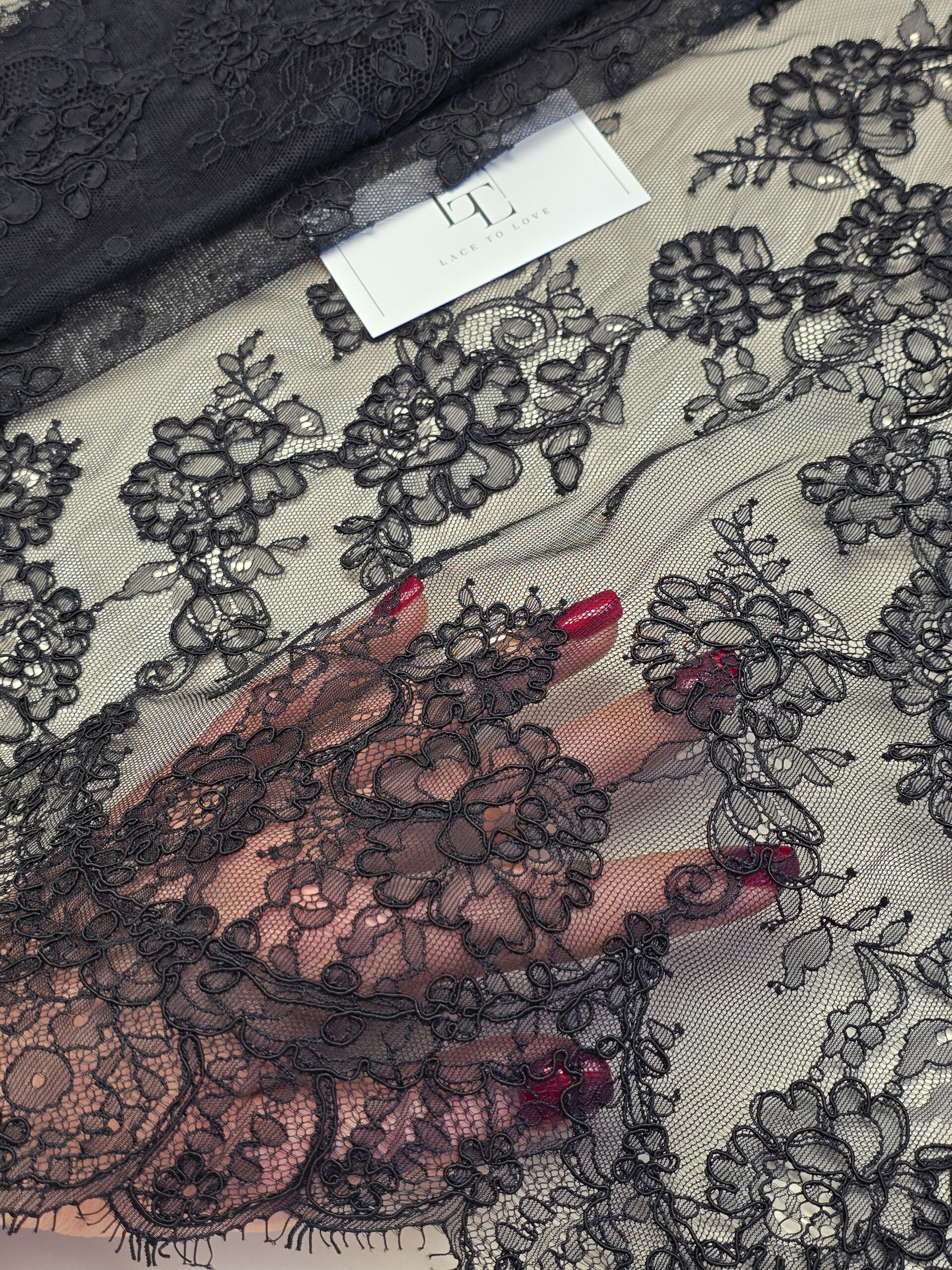 Bridal lace fabric online shop delivery