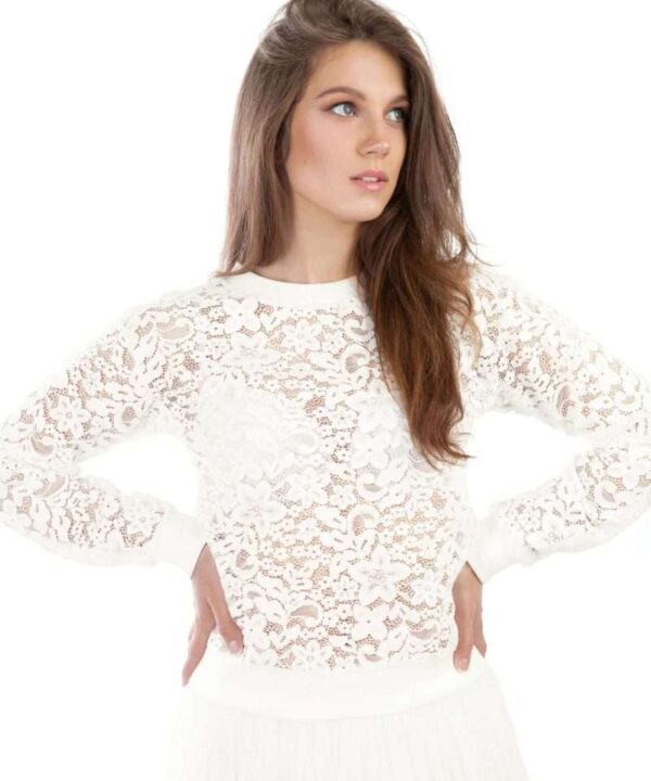 Ivory lace jumper