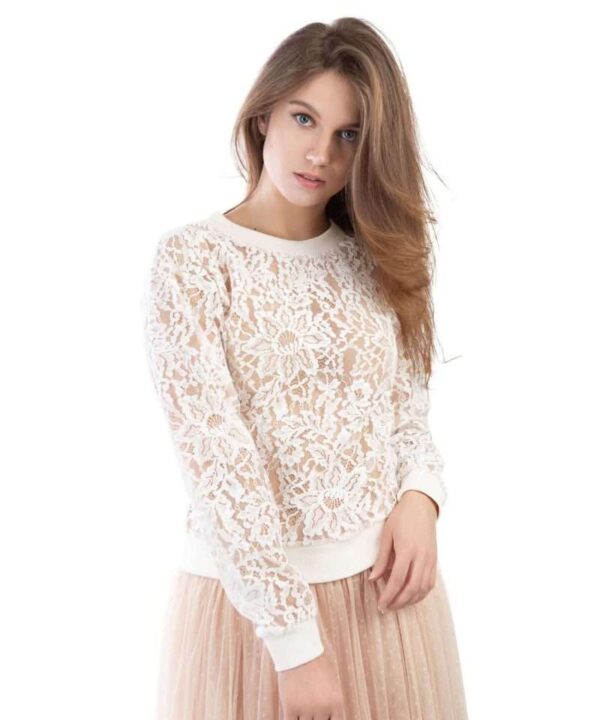 Ivory lace jumper