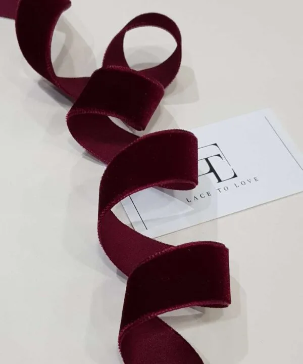 Purple/lilac velvet ribbon - Lace To Love
