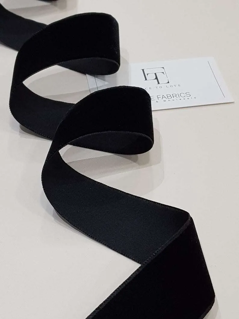 Black velvet ribbon - Lace To Love