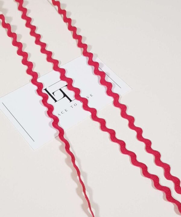 Pink rick rack ribbon