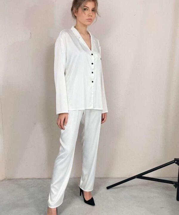 Ivory satin set