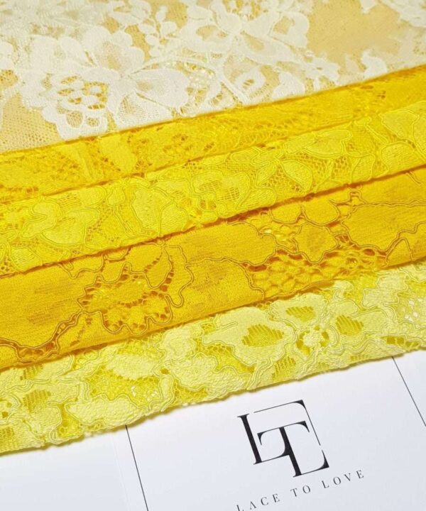 Lace scraps set of 5 pieces
