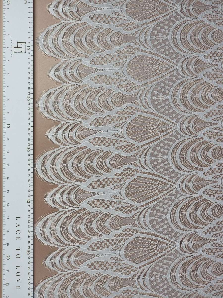 Ivory macrame lace fabric - Lace To Love