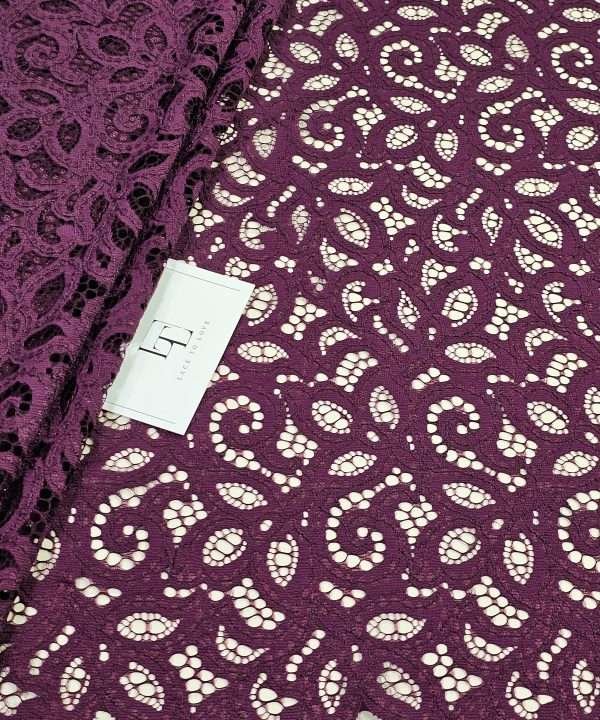 Purple-alencon-bridal-lace-french-fabric-europe