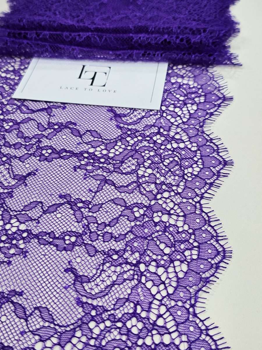 Wide Polyester Embroidered Lace Trim Vintage Floral Non - Bahrain