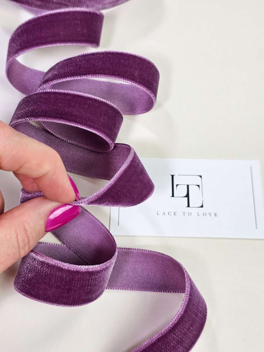 Luxury gift wrapping ribbon velvet shop online