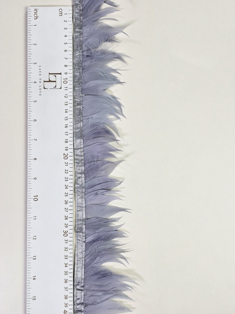 Goose natural feathers by the yard meter