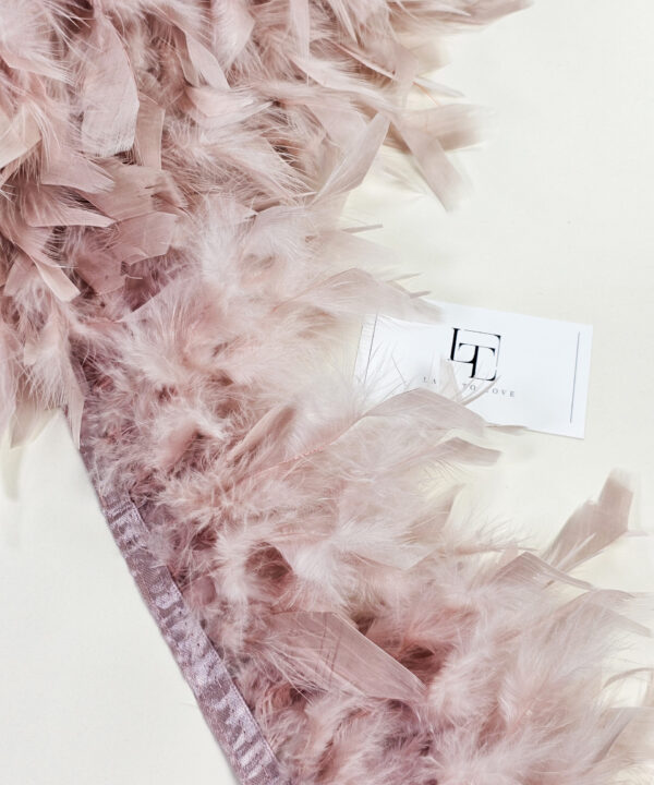 Real turkey feather fringe online shop