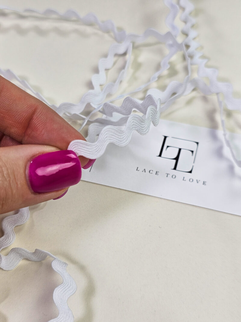 Rick Ribborn Pure white rick rack ribbon - Lace To Love