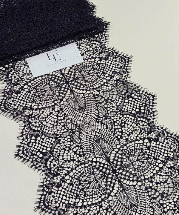 Black Guipure spanish lace trim europe
