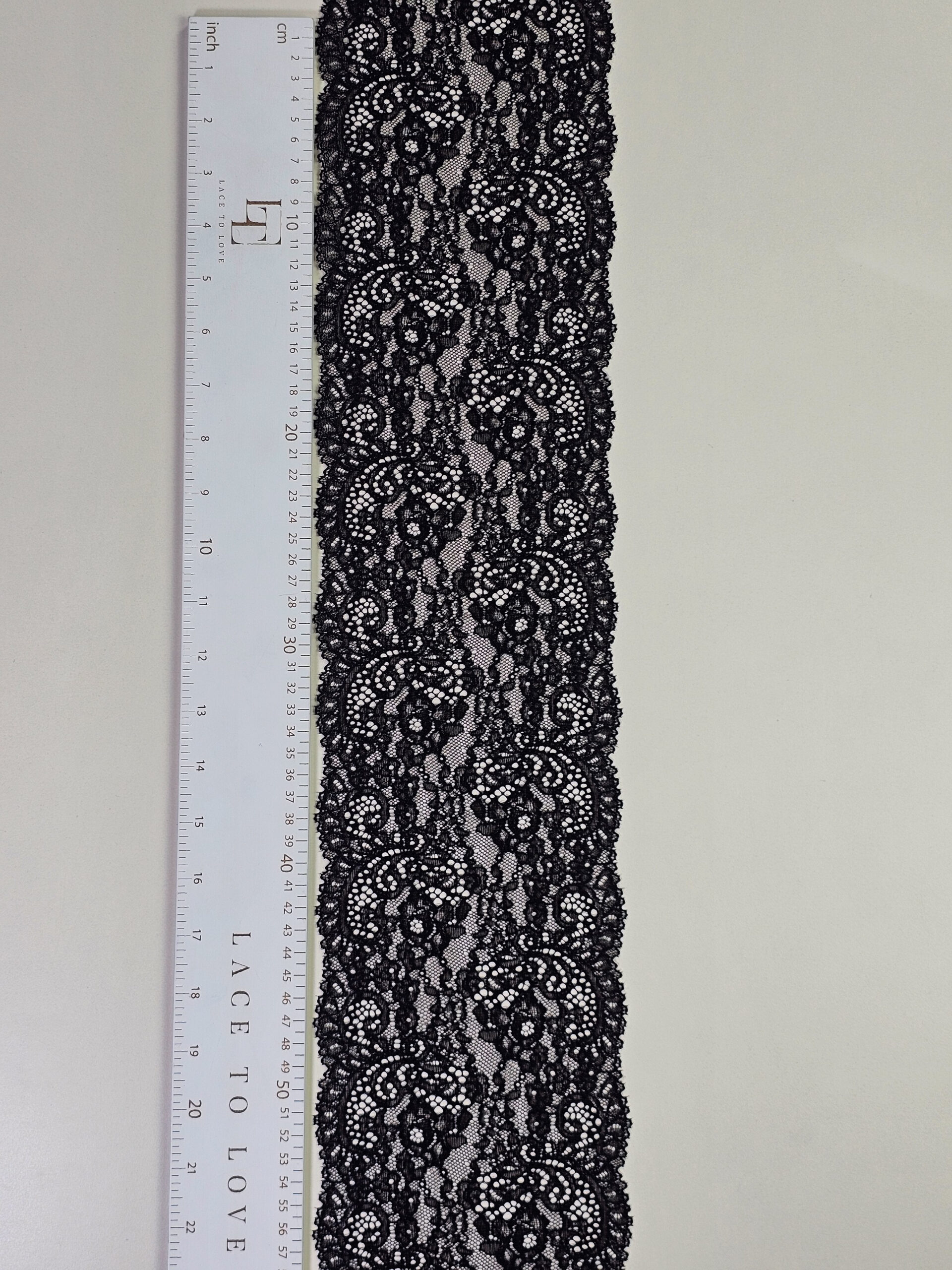 White Lace Trim Ribbon - 54.6 Yards Vintage Crochet Lace With Scalloped Edge