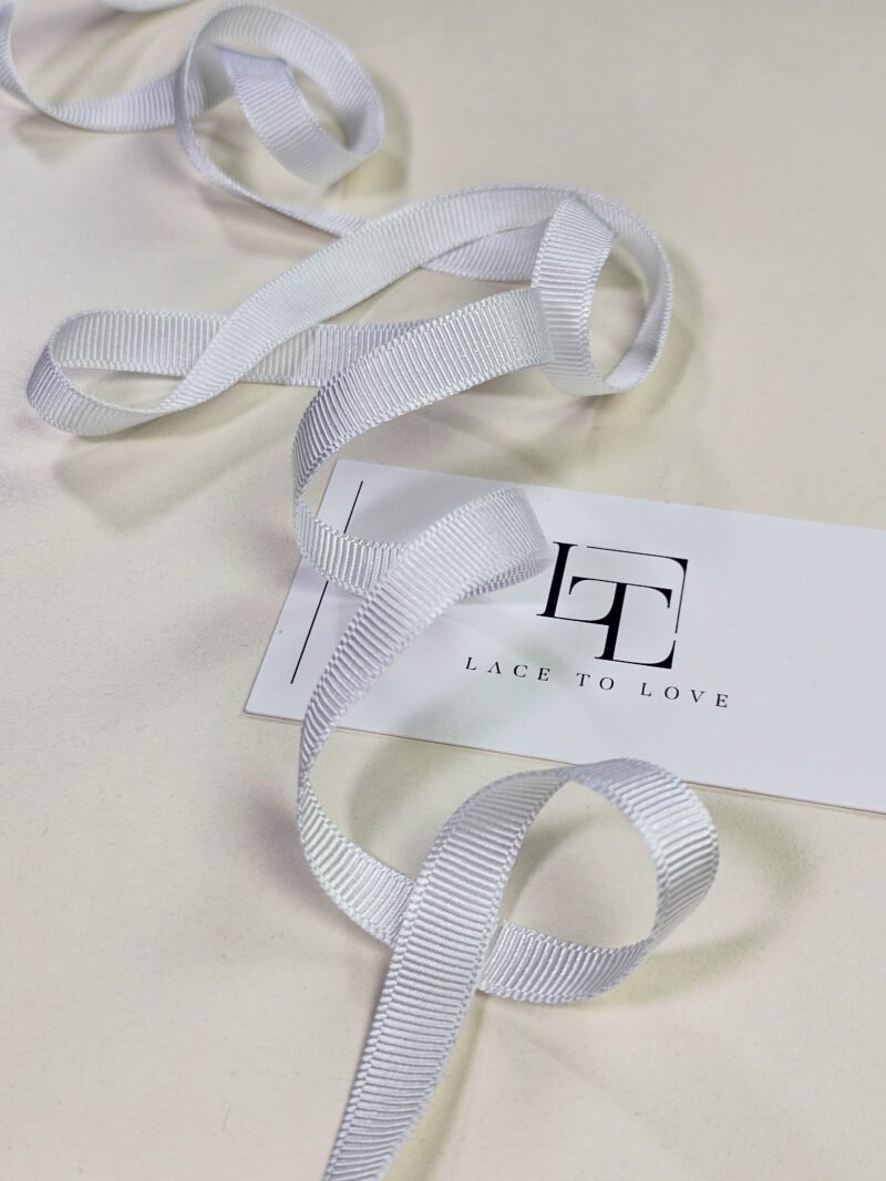 White trim ribbon online shop delivery
