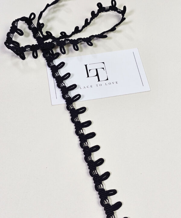 Black Guipure spanish lace trim europe