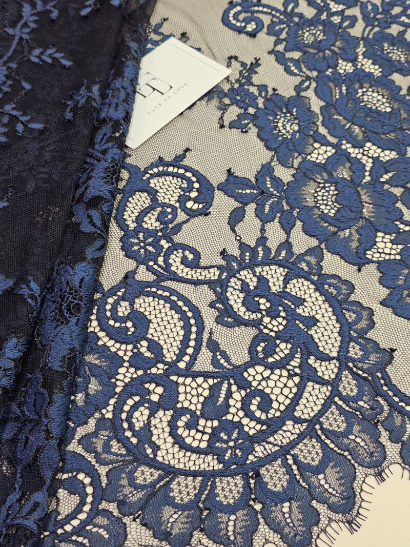Black lace cloth sold by the yard