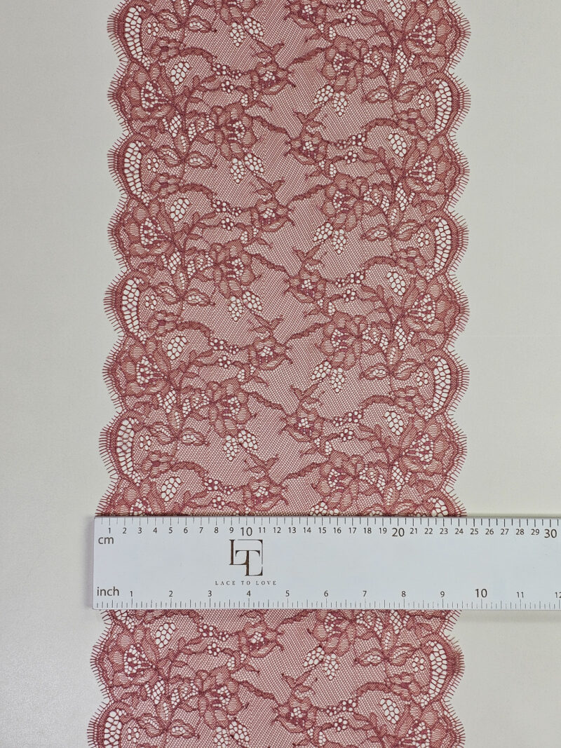 Brown lace ribbon sold by the yard