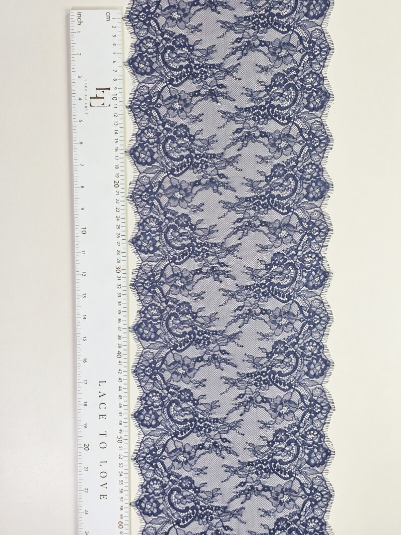 Grey lace edging sold by the meter online shop