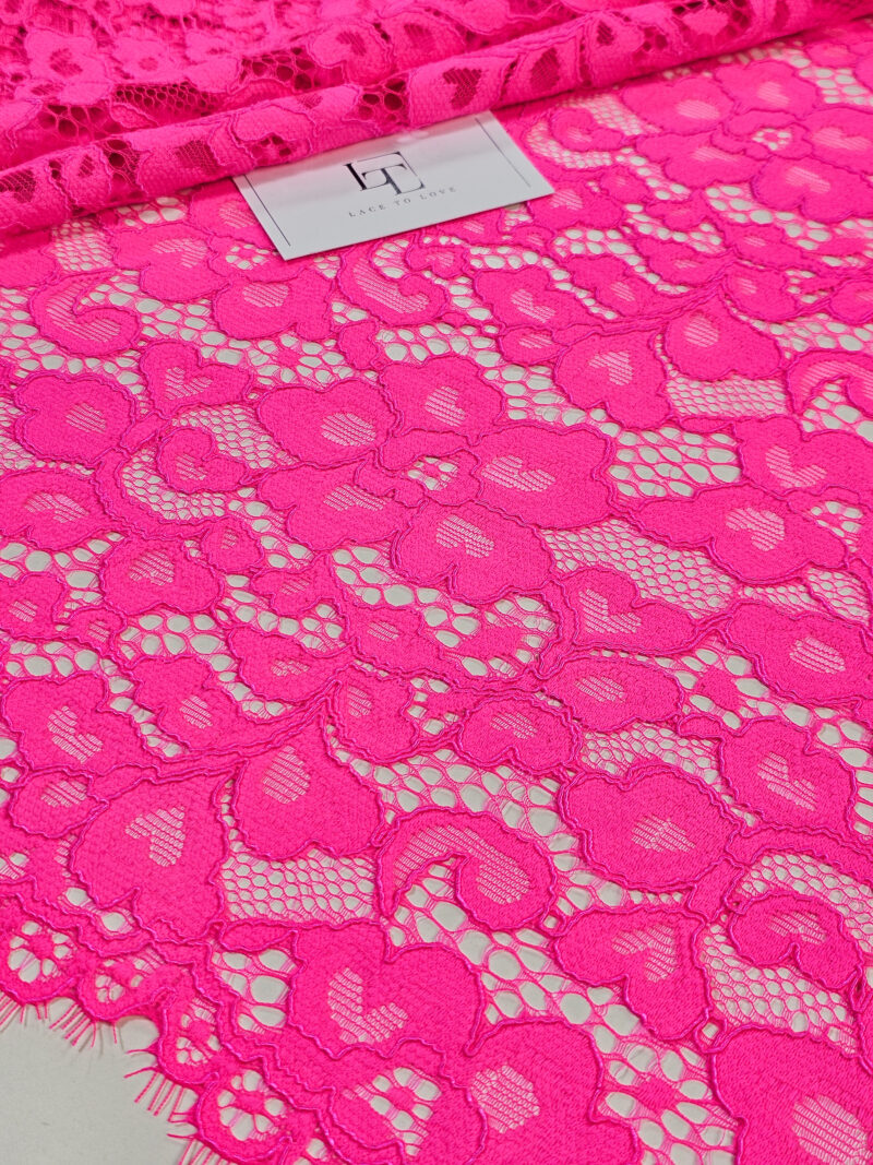 Luxury bright pink lace sari shop online Europe
