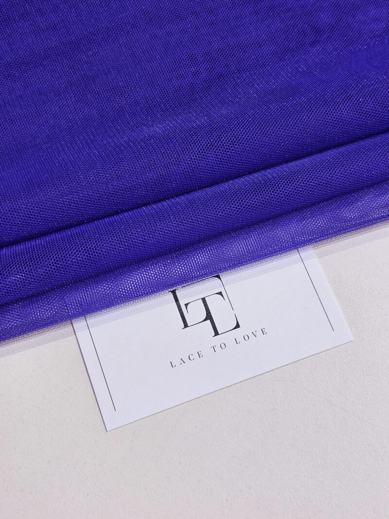 Royal blue bridal tulle fabric online shop