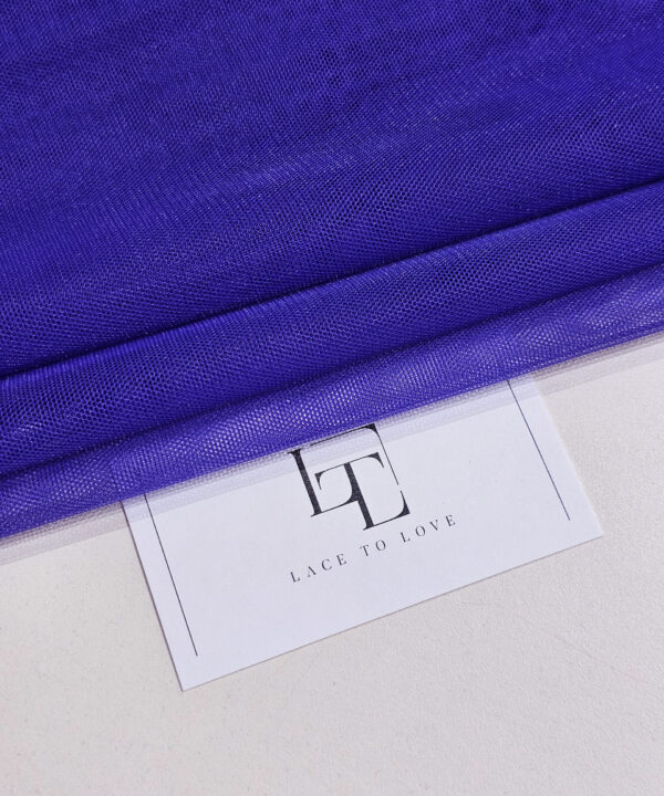 Royal blue bridal tulle fabric online shop