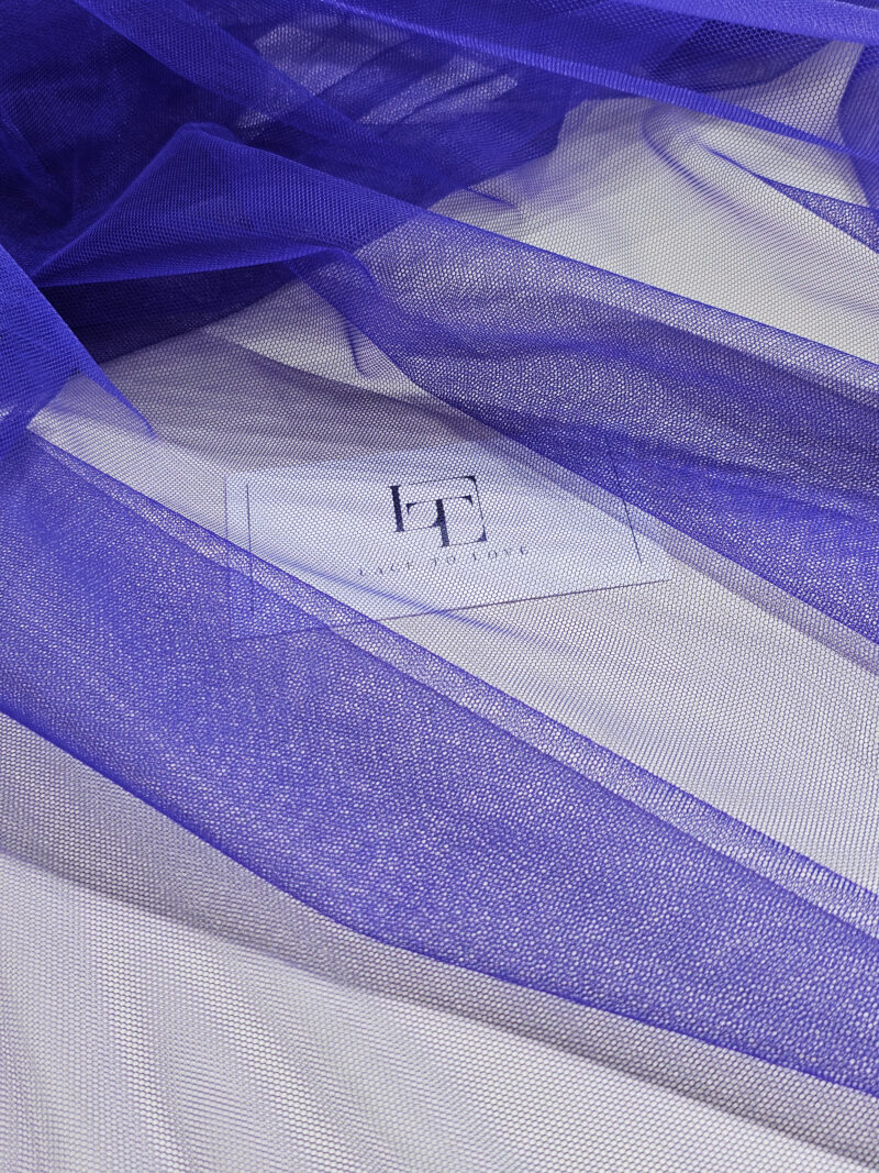 Blue wedding tulle fabric buy online