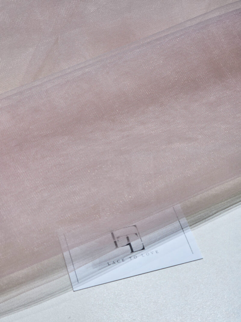 Pink delicate luxury tulle fabric