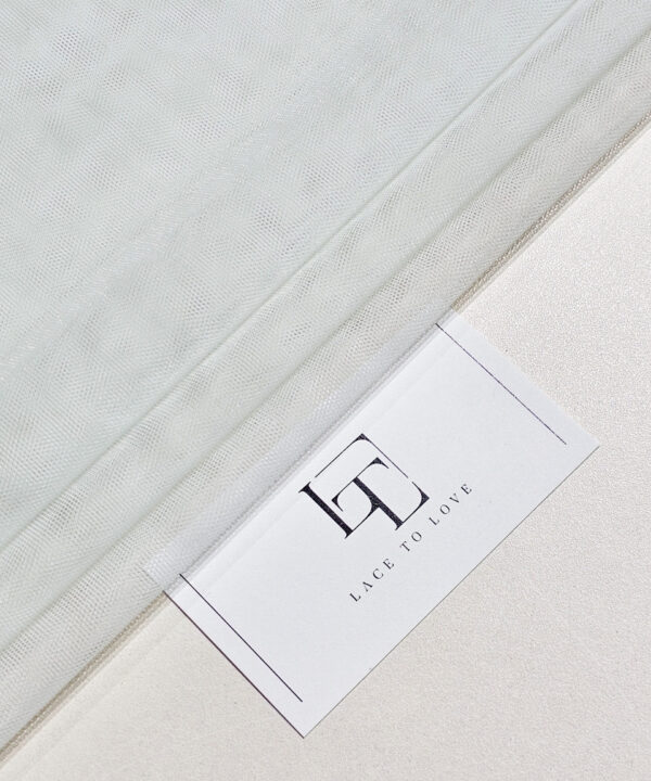 Green delicate luxury tulle fabric