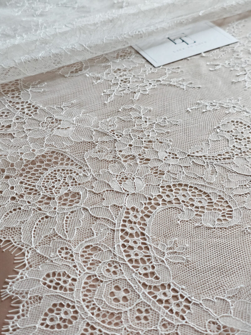 Off white lace ribbon sold by the yard