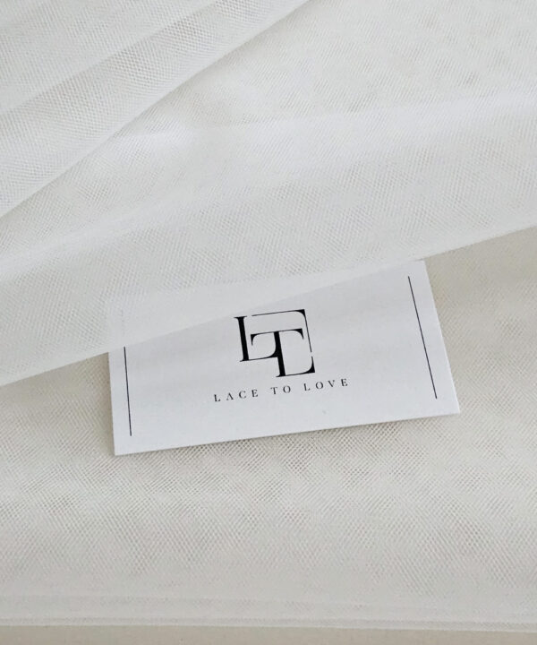 Ivory bridal tulle fabric