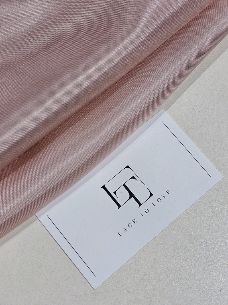 Pale pink wedding lining fabric