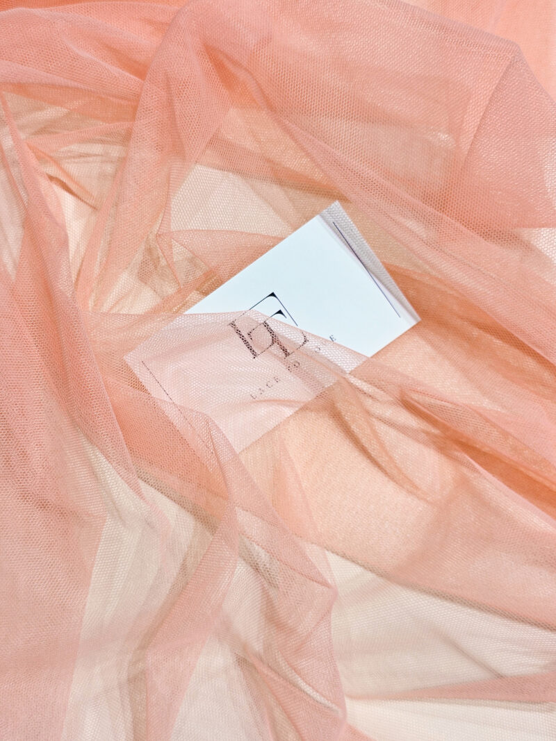 Light pink wedding tulle fabric buy online