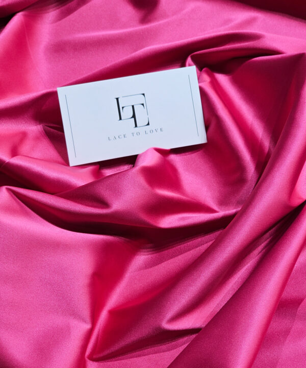 Barbie pink satin fabric for dresses gowns