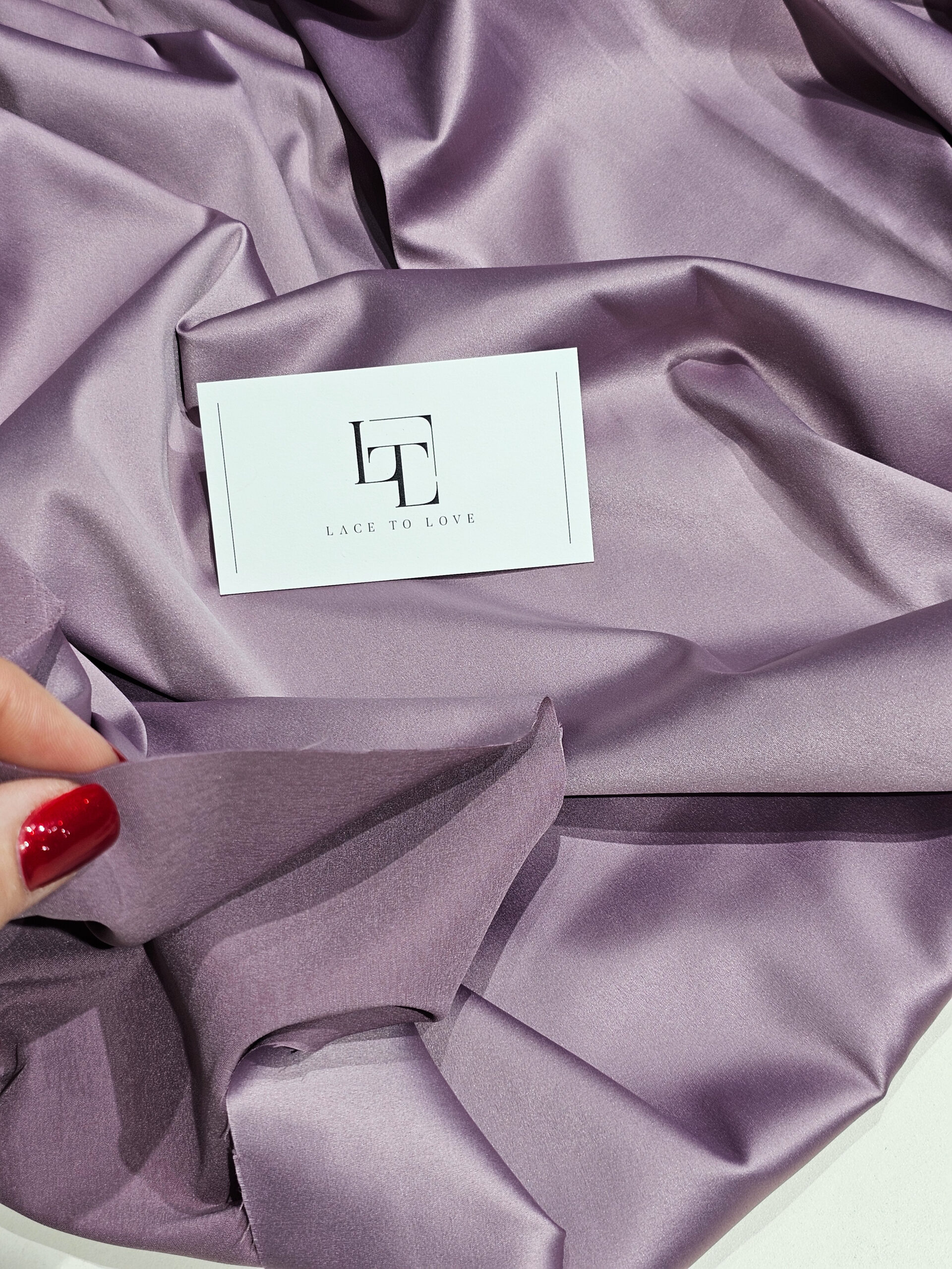 Purple satin fabric for dresses gowns