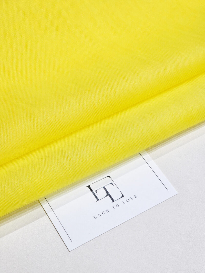 Yellow wedding tulle fabric buy online