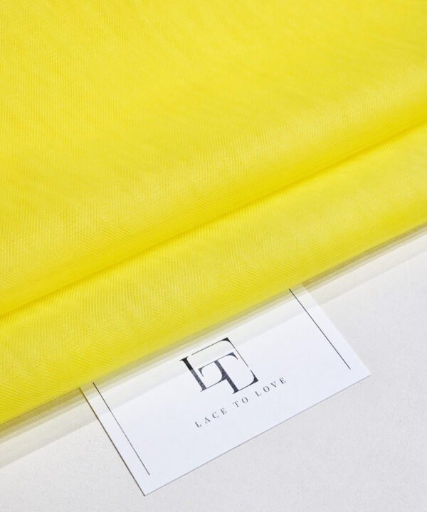 Yellow wedding tulle fabric buy online