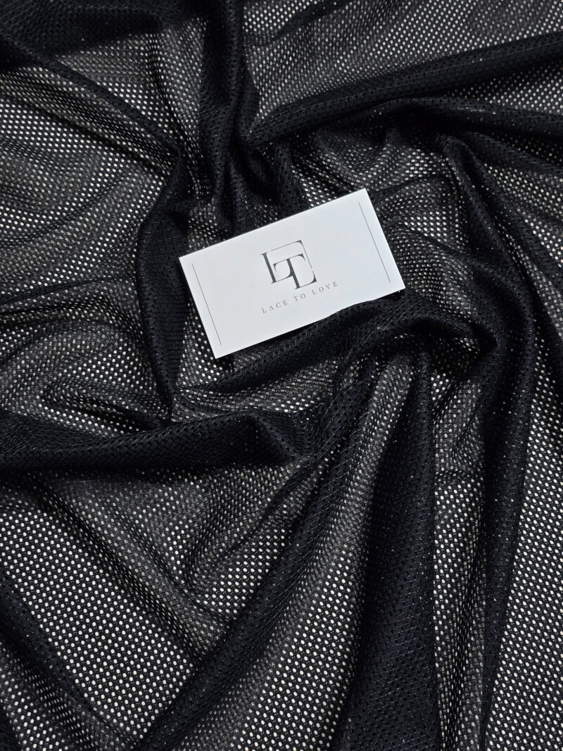 Black mesh fabric online shop