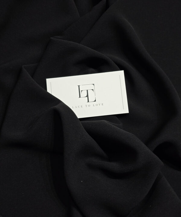 Black chiffon fabric bulk wholesale