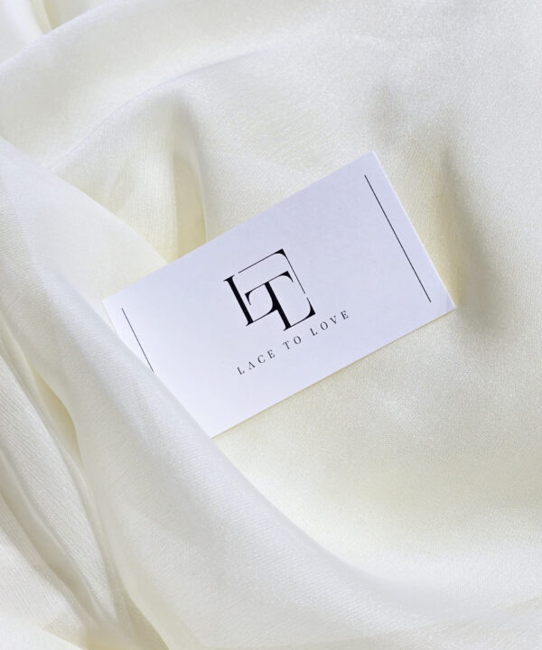 Ivory crepe chiffon fabric bulk wholesale