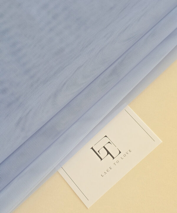 Light blue bridal tulle fabric online shop