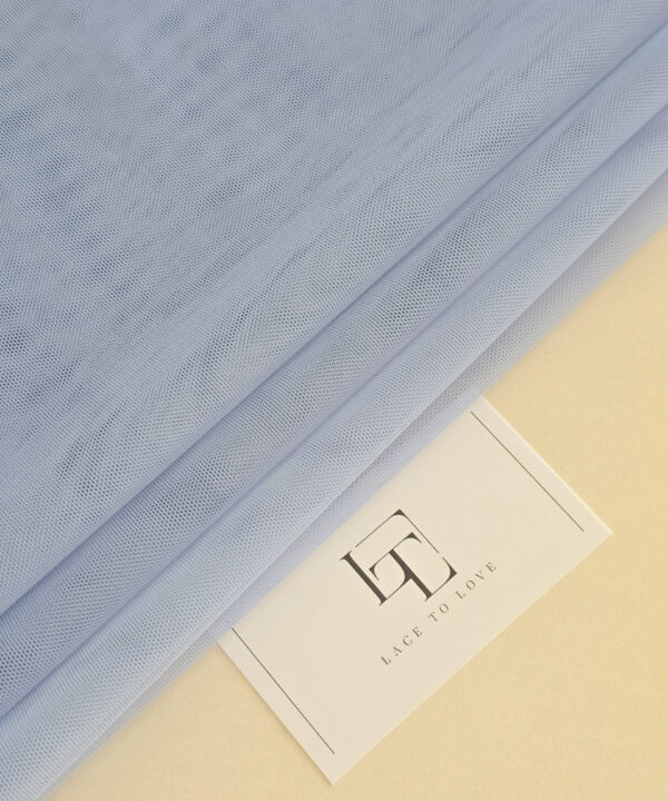 Light blue bridal tulle fabric online shop