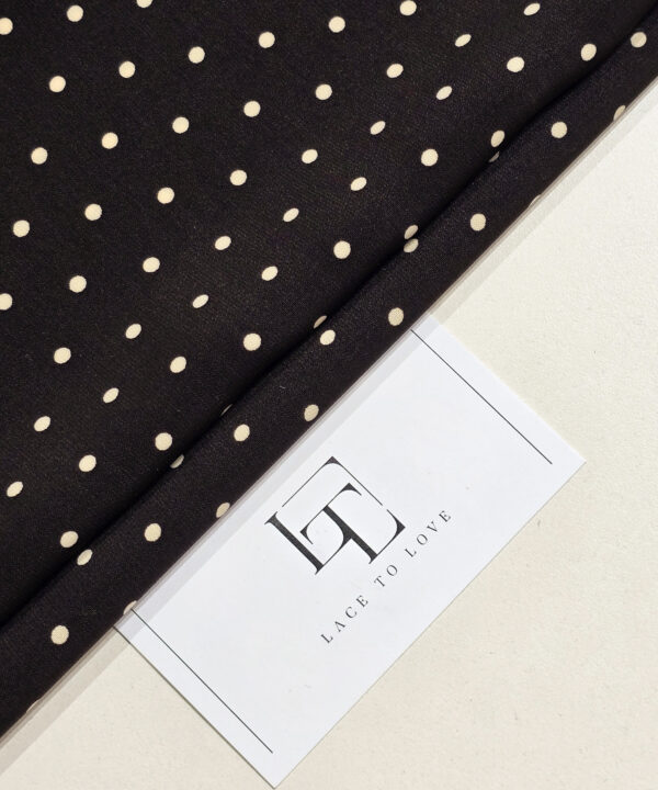 Luxury delicate crepe polka dots fabric online shop