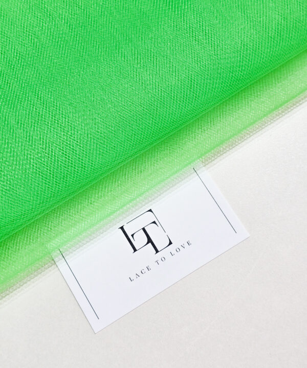 Bright green wedding tulle fabric buy online