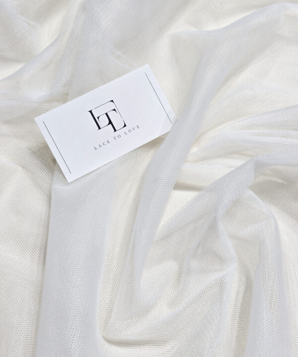Ivory bridal tulle fabric