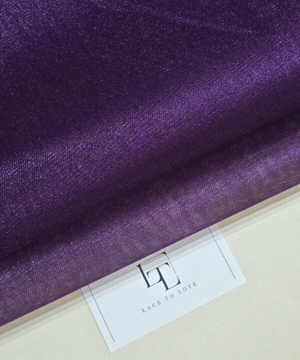 Lilac delicate luxury tulle fabric