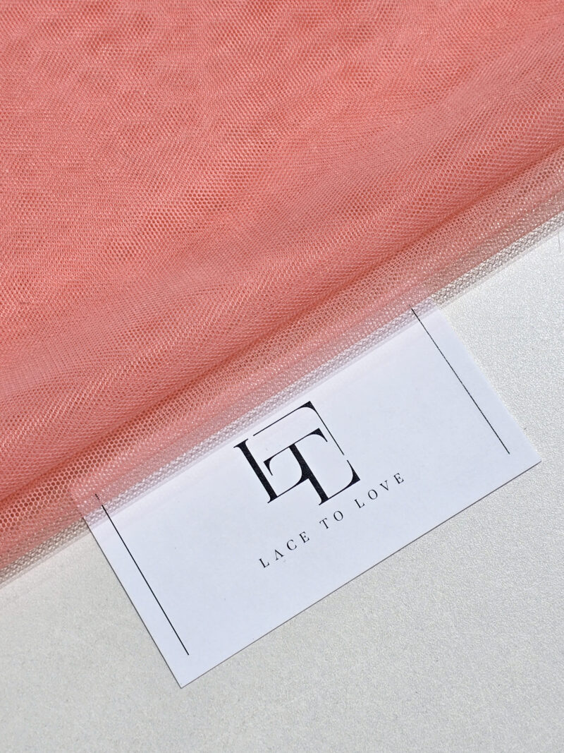 Light pink wedding tulle fabric buy online