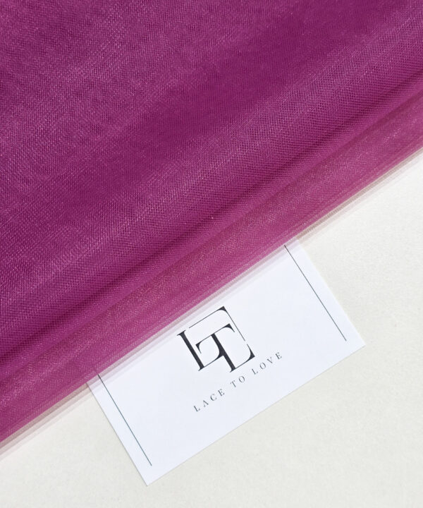 Lilac delicate luxury tulle fabric