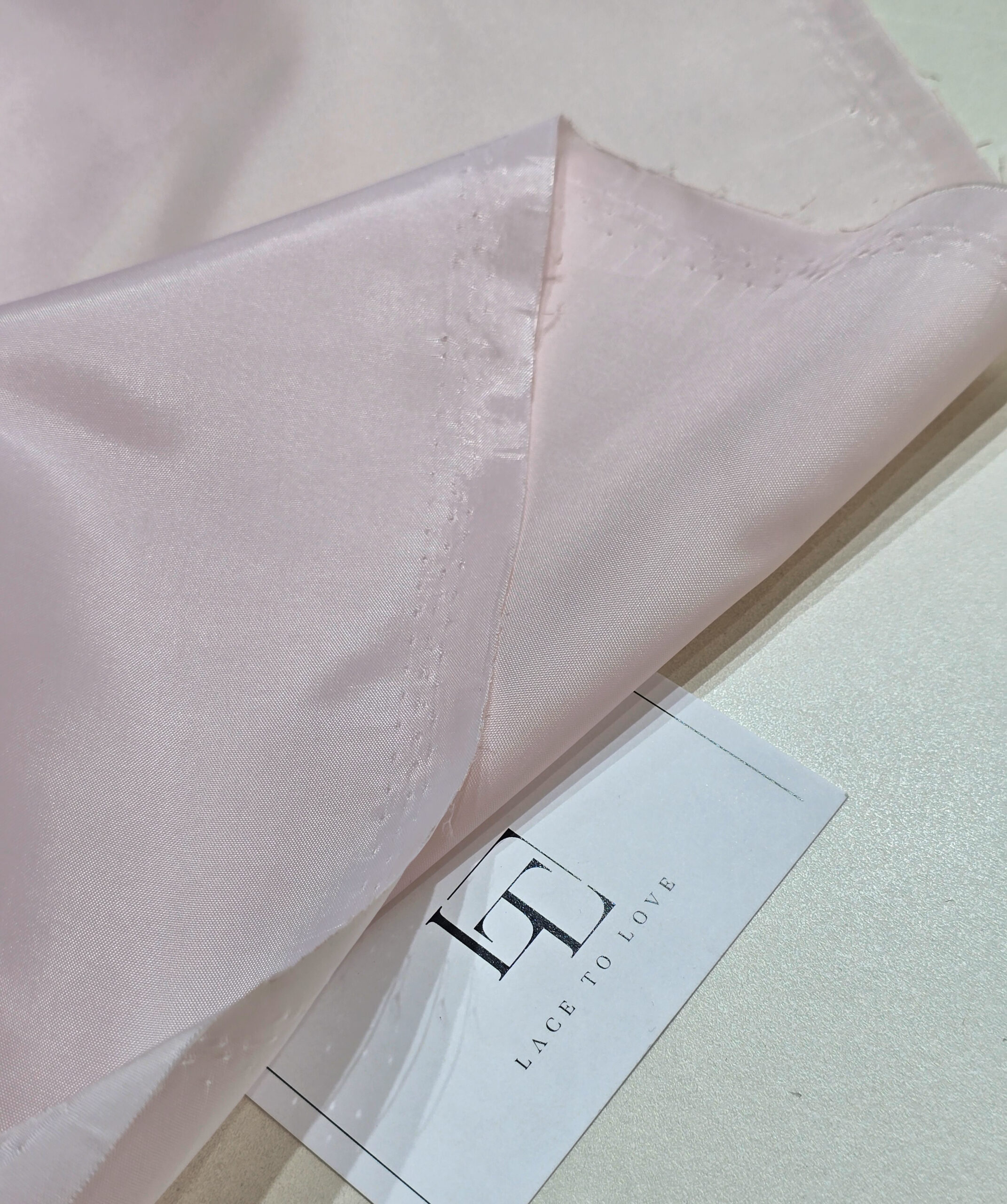 Pink lining fabric